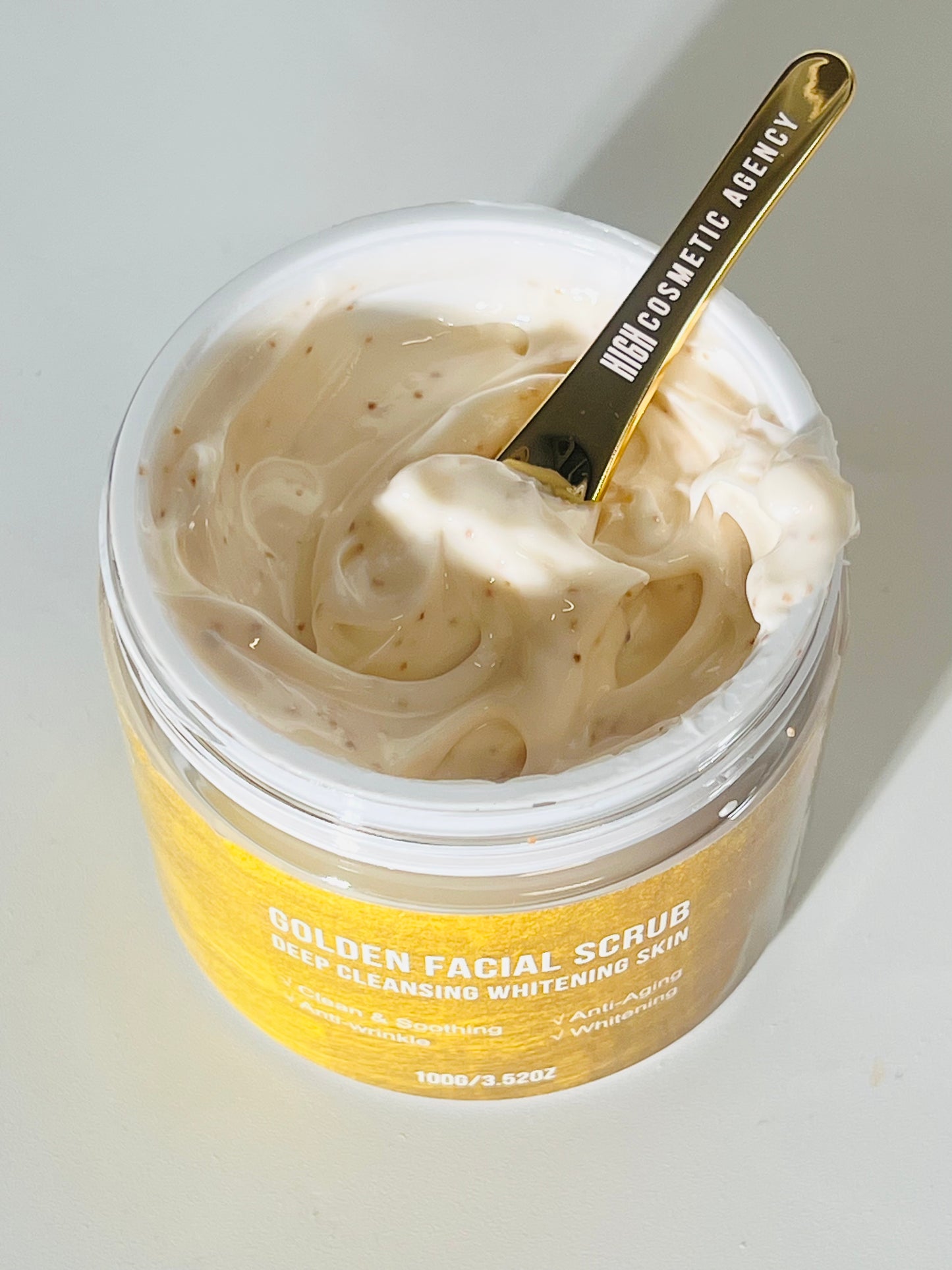 Golden facial Scrub (deep cleansing whitening skin )